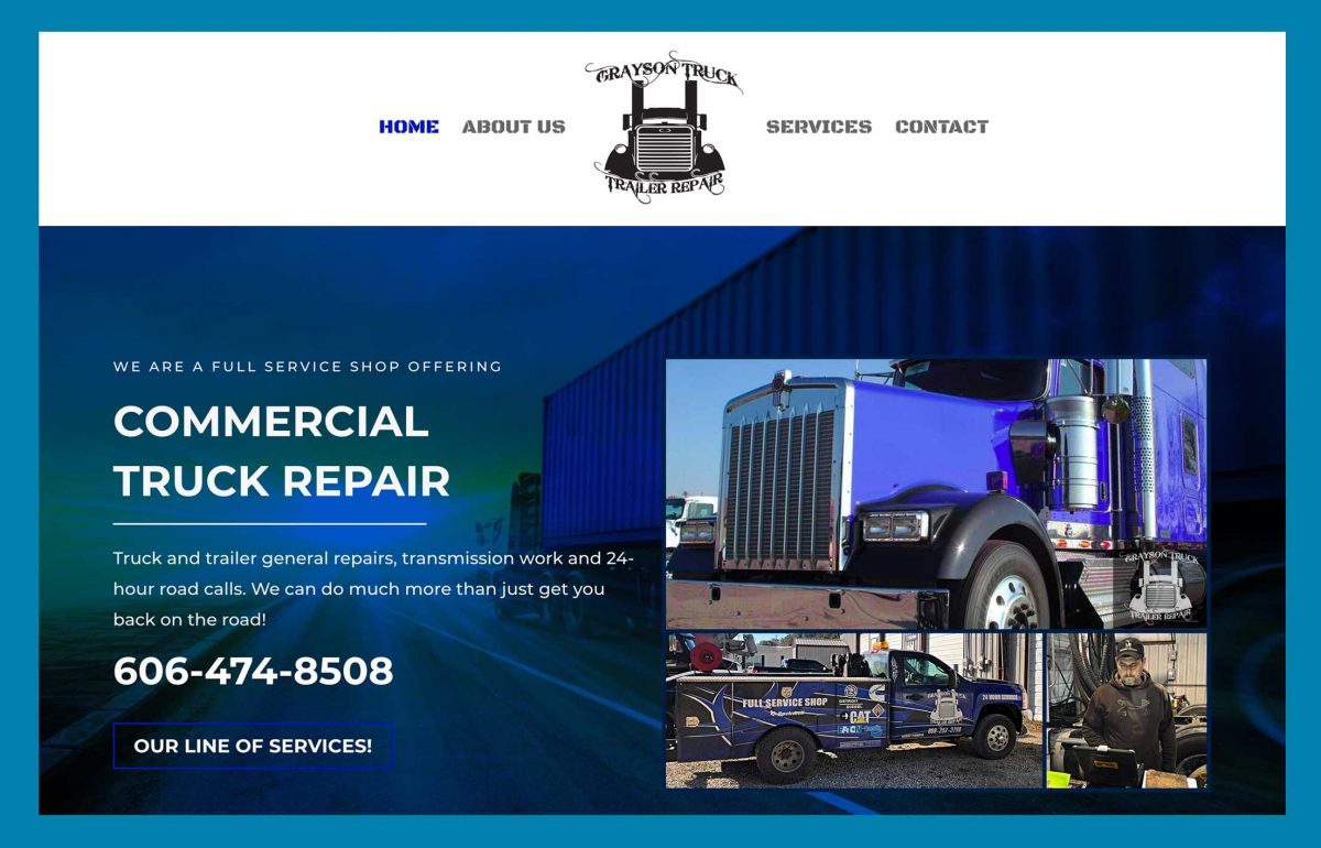 Grayson Truck Repair Right Eye Graphics